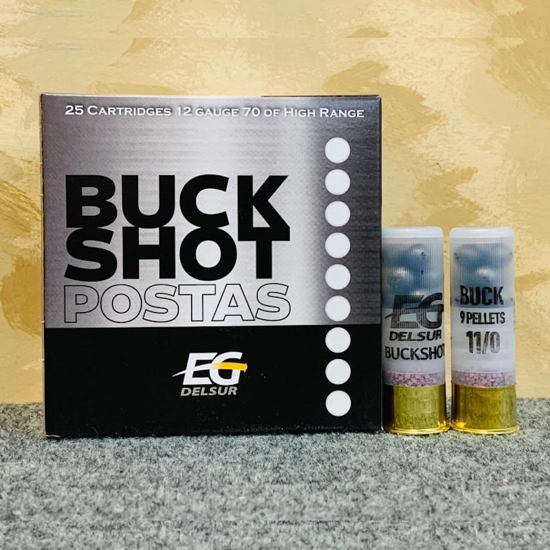 Cartucho Postas Rio Buckshot - calibre 12 - 9 Bolas